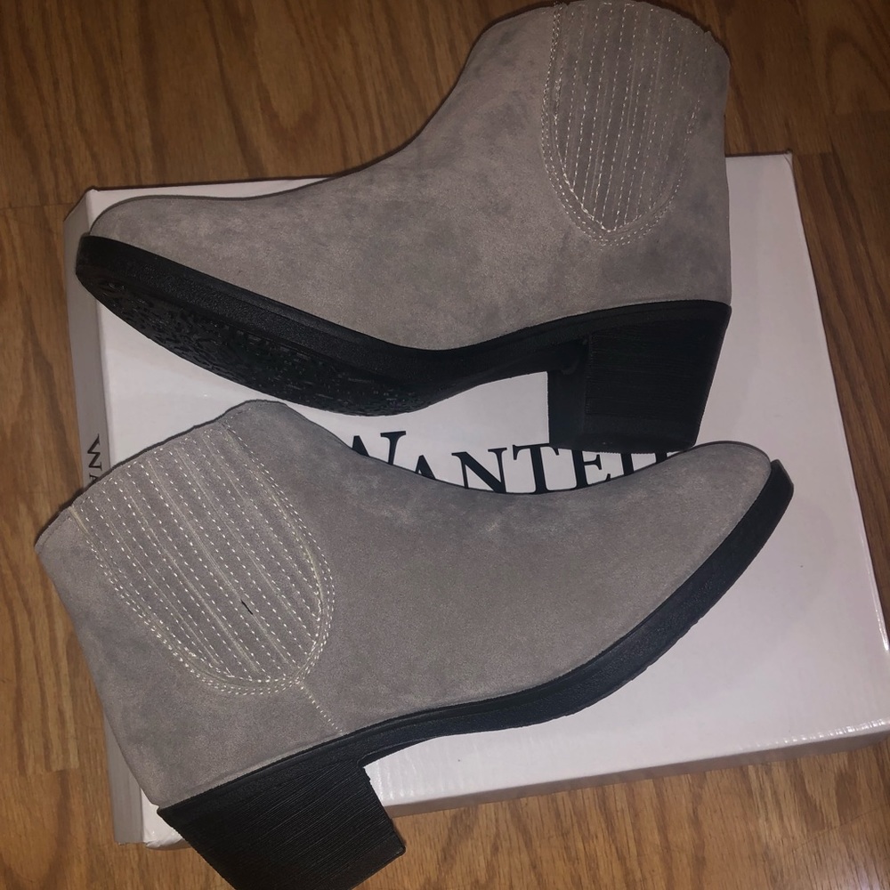 ((Brand New)) Wanted - Grey Booties